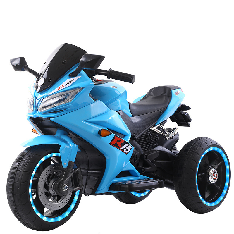 three wheels power battery real electric motorcycle for children to drive