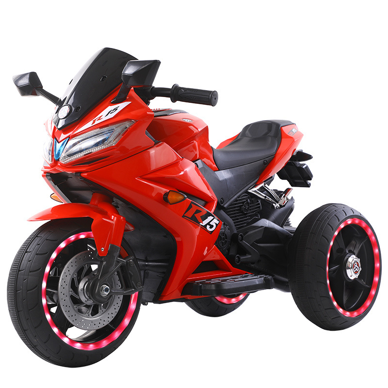 three wheels power battery real electric motorcycle for children to drive