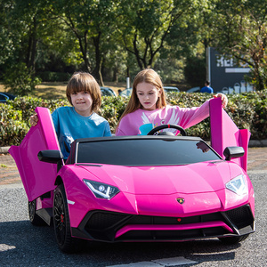 Lamborghini Aventador SV 24v battery luxury kids cars electric with EVA wheels toys cars for kids ride electric children car