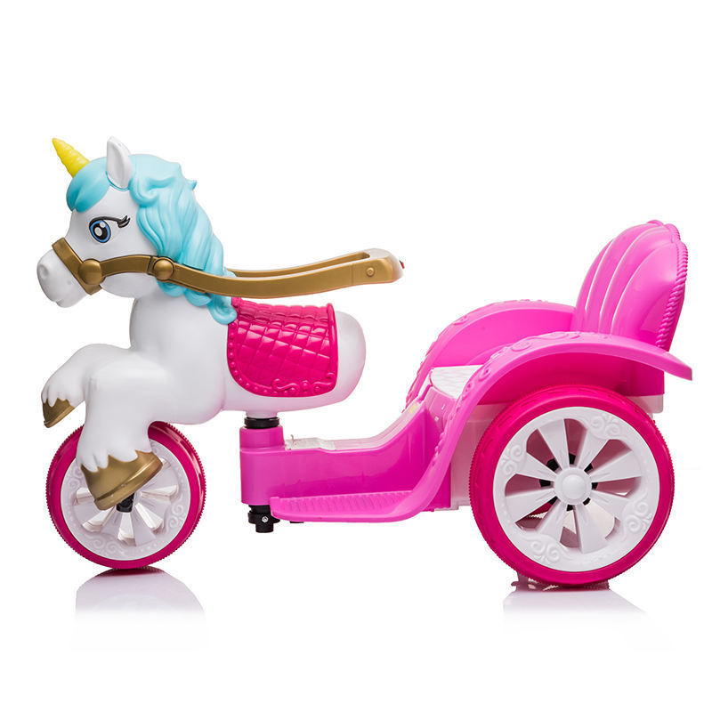 Cheap Price Princess Carriage Children Electric Toy Three Wheels  Car For Girls