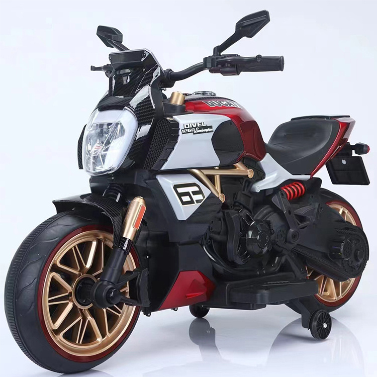 New design kids motorcycle electric two wheels electric kids bike motorcycle children