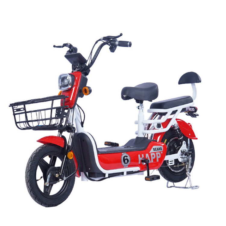 CKD Luxury 350w 2 wheel electric bike scooter/electric moped with pedals motorcycle electric scooter