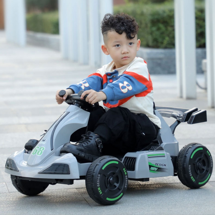 2023 New Style Electric Go Kart for Kids 12V Battery Powered Ride On Cars