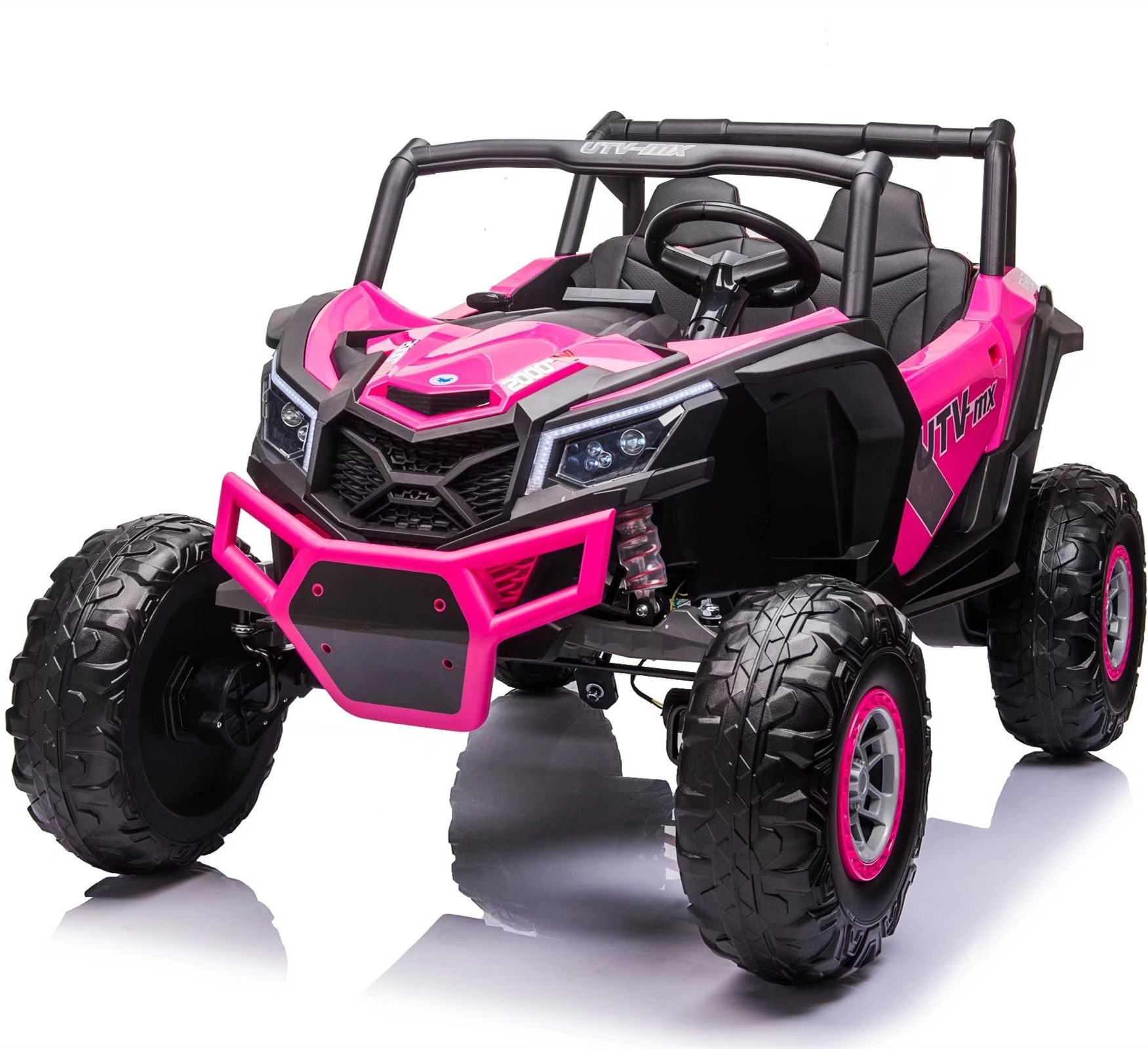 Big 24 Volt Kids Ride On Car UTV 2 Seater Remote Control Electric Toy Cars For Kids 10 Years Old To Drive BestSuppliers