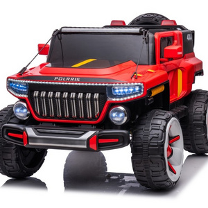 Factory Children Ride On Car Toy Four-wheel Remote Control Charging Battery 4 Wheel with light Kids Electric Car