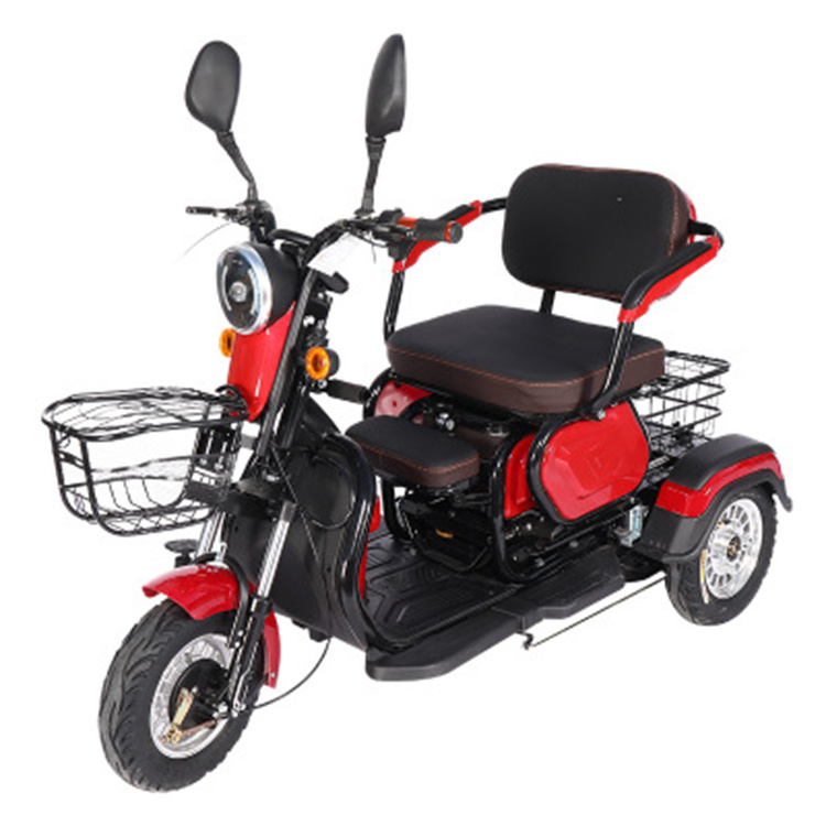 High speed electric tricycle for old people electric cross country motorcycle electric scooter adult 75km tricycle for sale