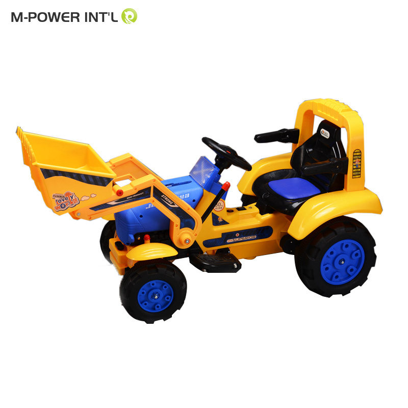 M-power 4 wheels batter power kids ride on bulldozer toys for sale