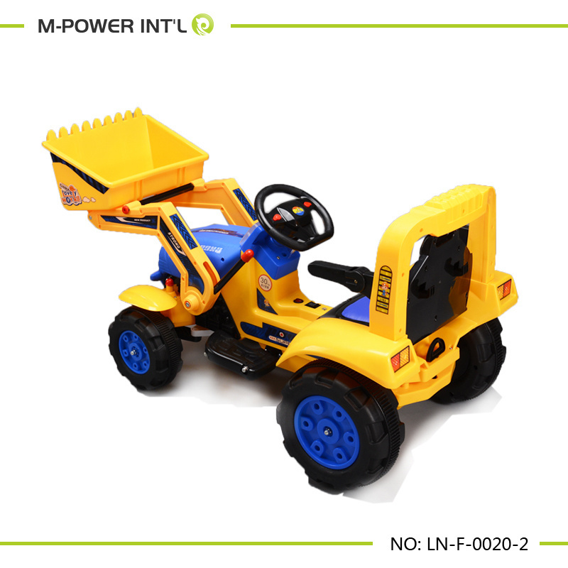 M-power 4 wheels batter power kids ride on bulldozer toys for sale