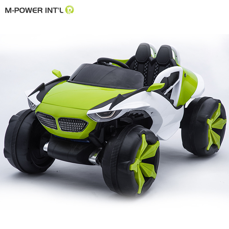 12V 4x4 power wheel kids electric ride on car with parental remote and soft wheels