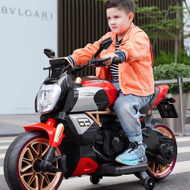 New design kids motorcycle electric two wheels electric kids bike motorcycle children