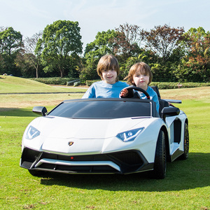 Lamborghini electric car kids 24v power battery luxury kids cars electric ride on car