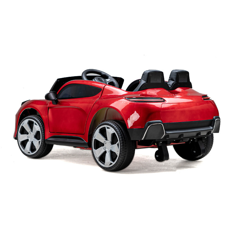 Factory hot sale Lamborghini 12v kids electric ride on car double door seat big battery kids plastic ride on car