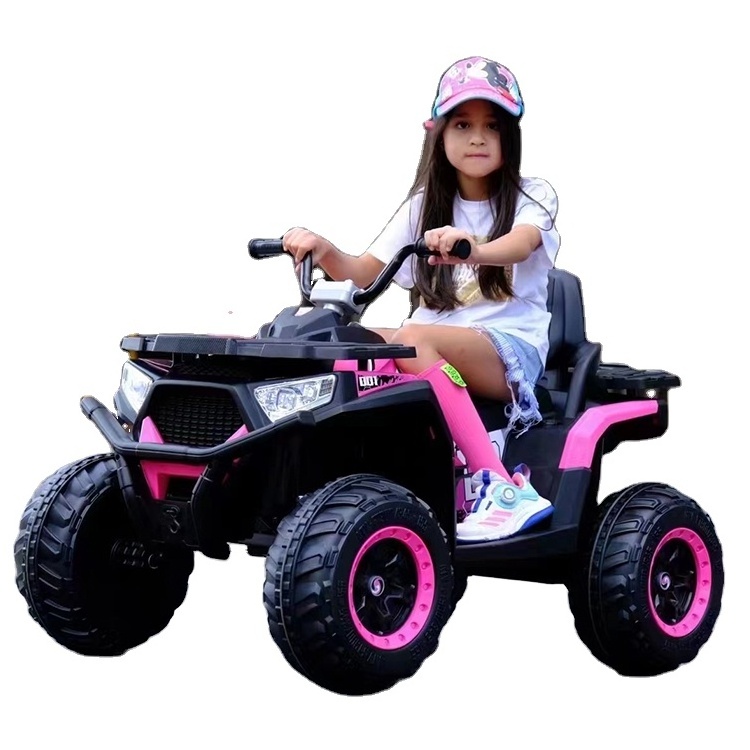 Best selling four wheel kids electric vehicle ATV with light music for girls and boys