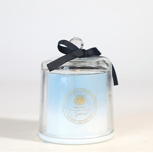 M&SENSE Sea Collection Luxury Custom Glass Small Scented Candle With Covers