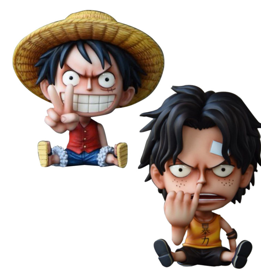 Wholesale anime cartoon 1 piece figure, PVC funny Luffy action figure, 3D plastic 1 piece action figure for decoration