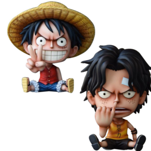 Wholesale anime cartoon 1 piece figure, PVC funny Luffy action figure, 3D plastic 1 piece action figure for decoration