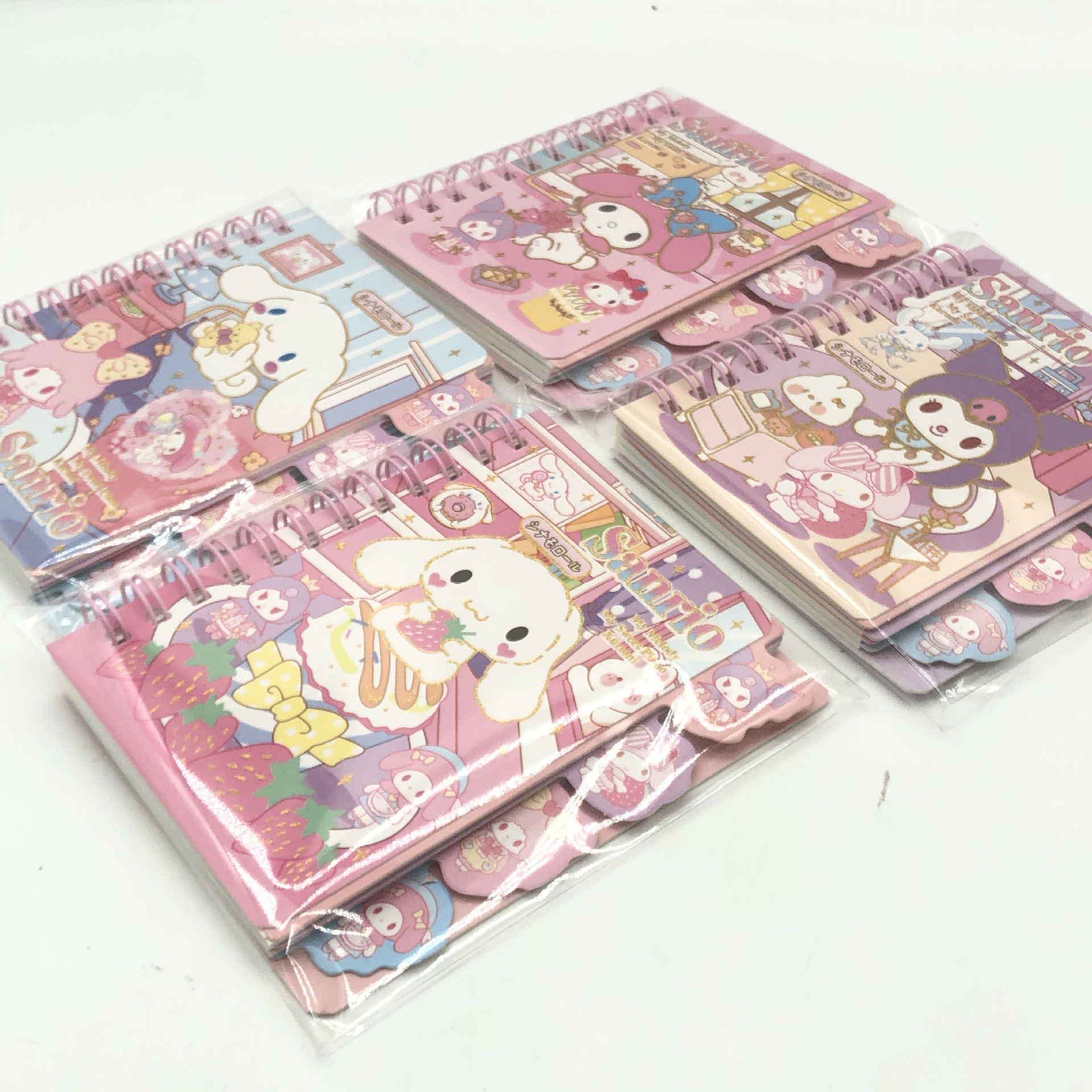 School Stationery Melody Notebook, Cute Kuromi pink note book, Cartoon anime KT note pad