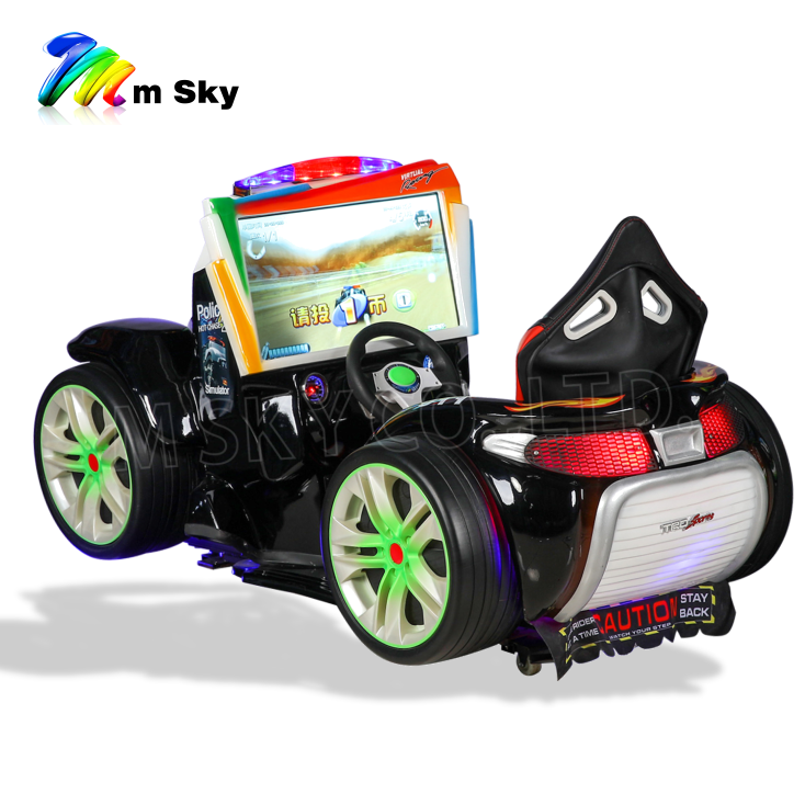 Game center VR-200 Kids Cool Car racing coin kiddie ride 3D Video game kiddie rides amusement children playgroundzone sales