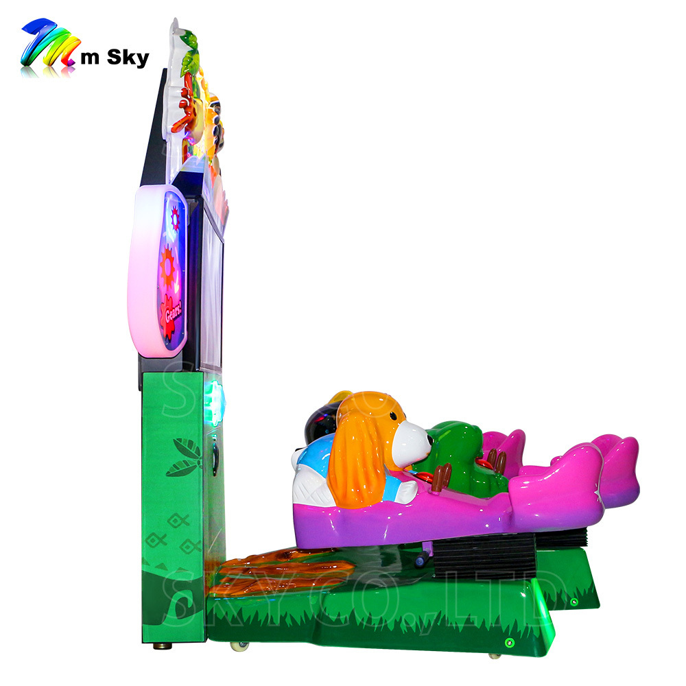 multiplayer indoor fiberglass Coin operated kids 3 Players Seesaw Kiddie Rides swing Game Machines for sale in Amusement Park