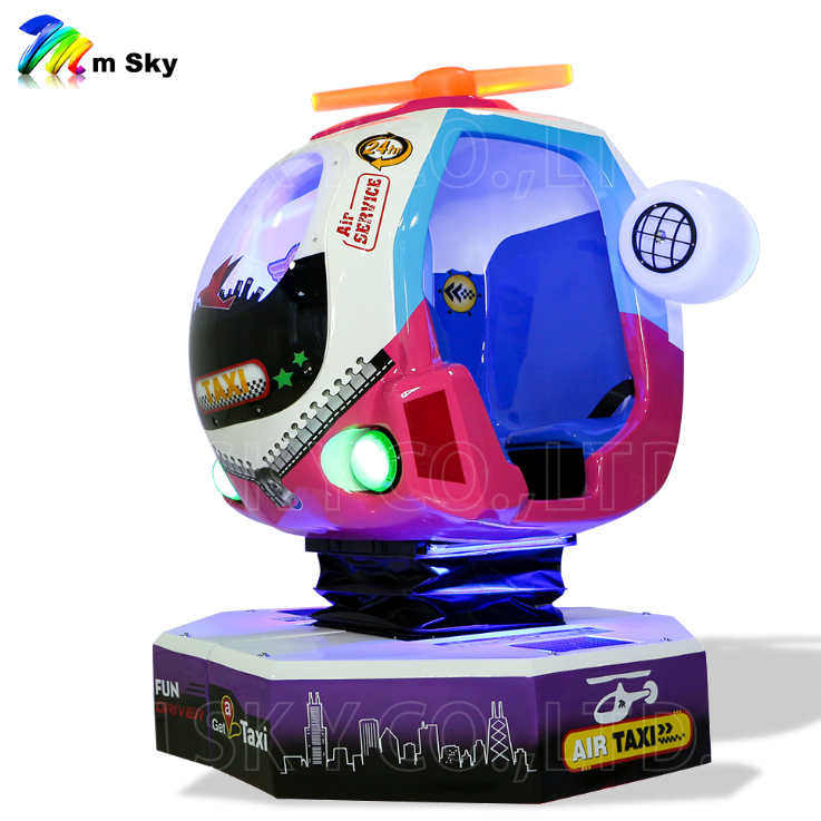 360 swing Indoor Air plane  fiberglass high quality Amusement Park children Coin Operated Kiddie rides Game Machine for sale