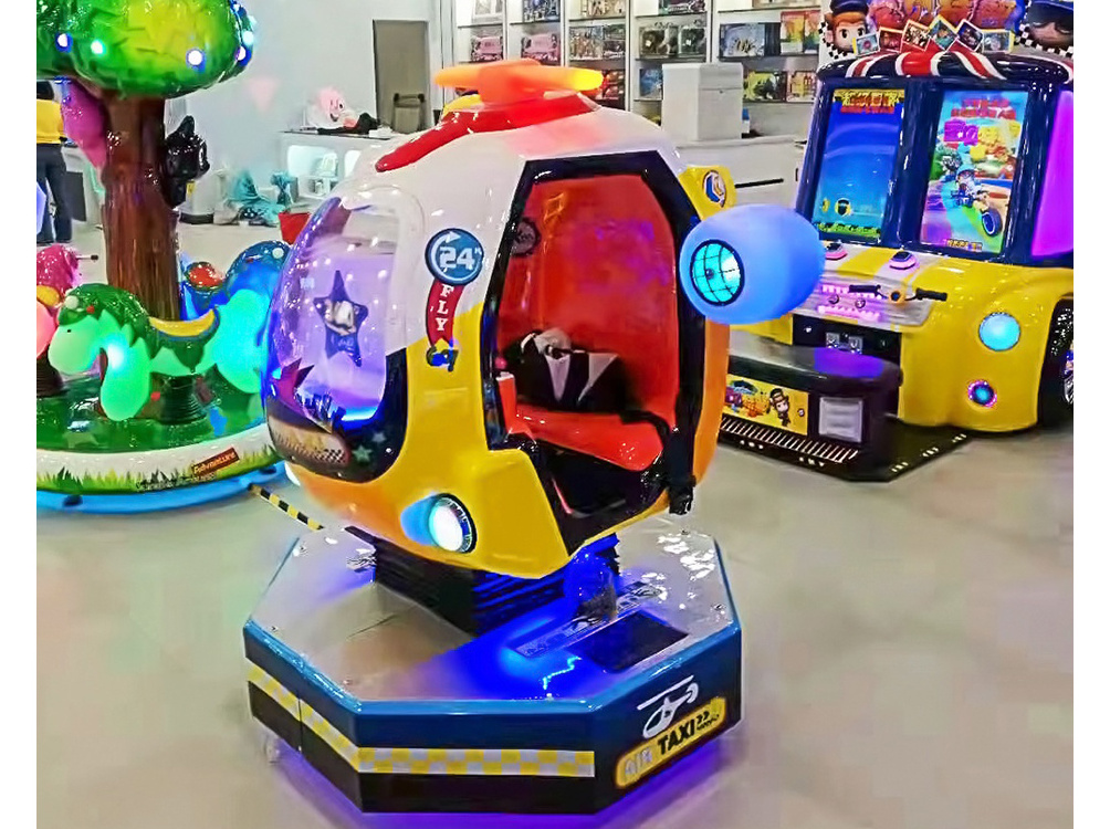 360 swing Indoor Air plane  fiberglass high quality Amusement Park children Coin Operated Kiddie rides Game Machine for sale