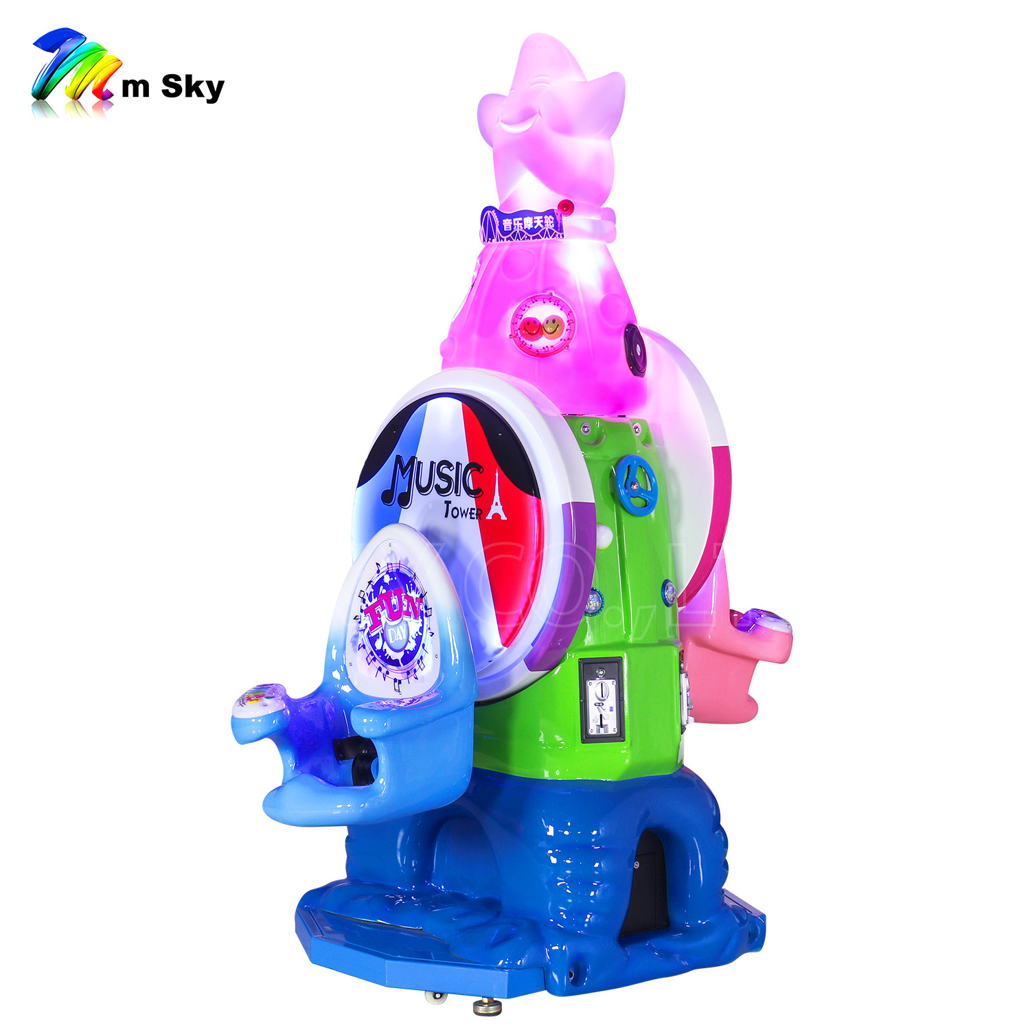 High Value Fiberglass Coin Operated Games Kiddy Ride Swing Machine Amusement Indoor Park Entertainment Shopping Mall Kiddie