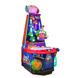 Commerical Mall Game Center Hit Challenge Machine Earn Money Coin Operated Kids Machine with Clown