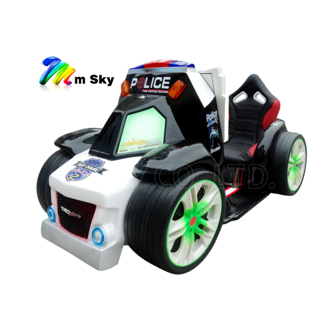 Game center VR-200 Kids Cool Car racing coin kiddie ride 3D Video game kiddie rides amusement children playgroundzone sales