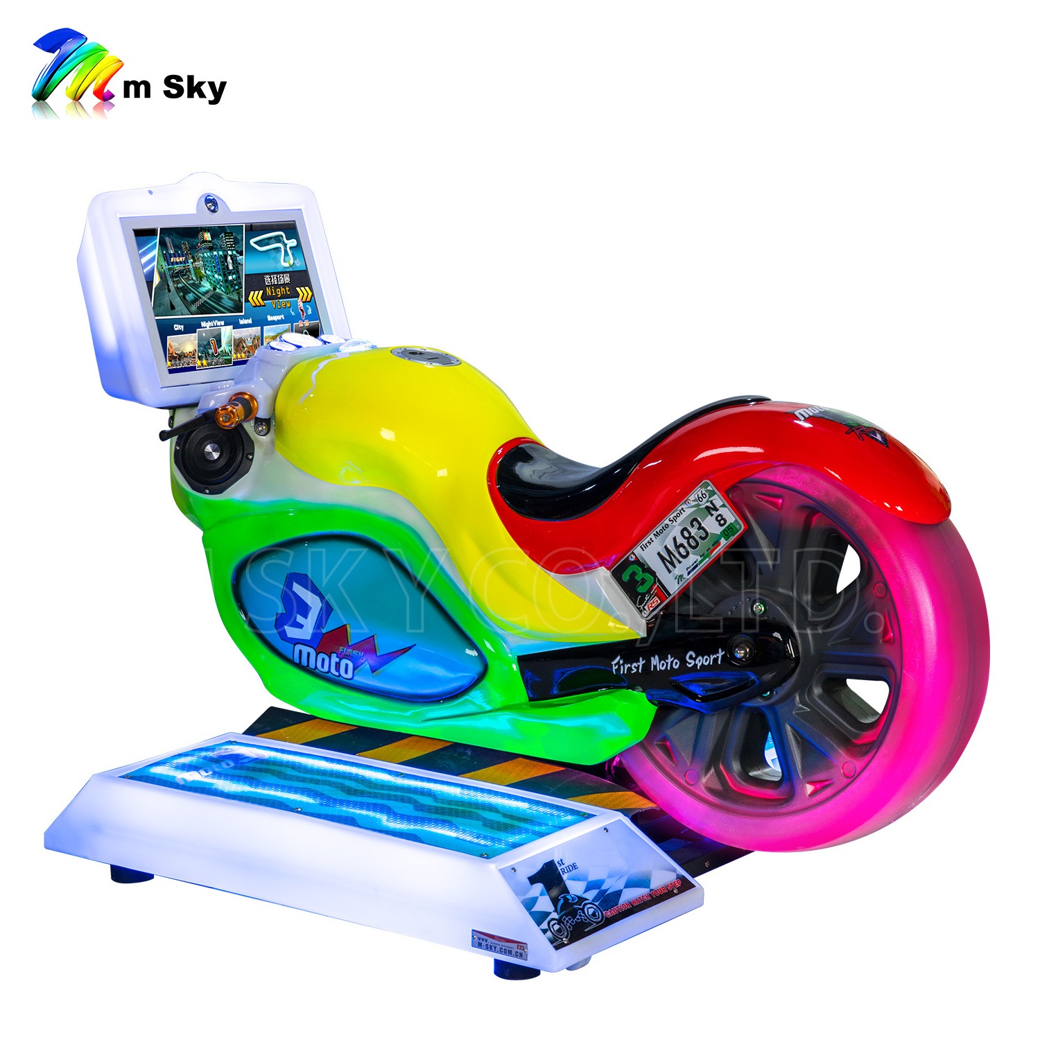 KA-300 super motorbike kiddie rides coin Operated ride on motorcycle with wifi online games