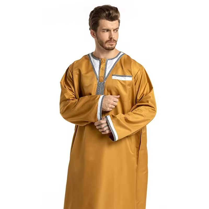 Long Sleeve Saudi Arabia Men Jubba Abaya thobe of Moroccan thobe for men