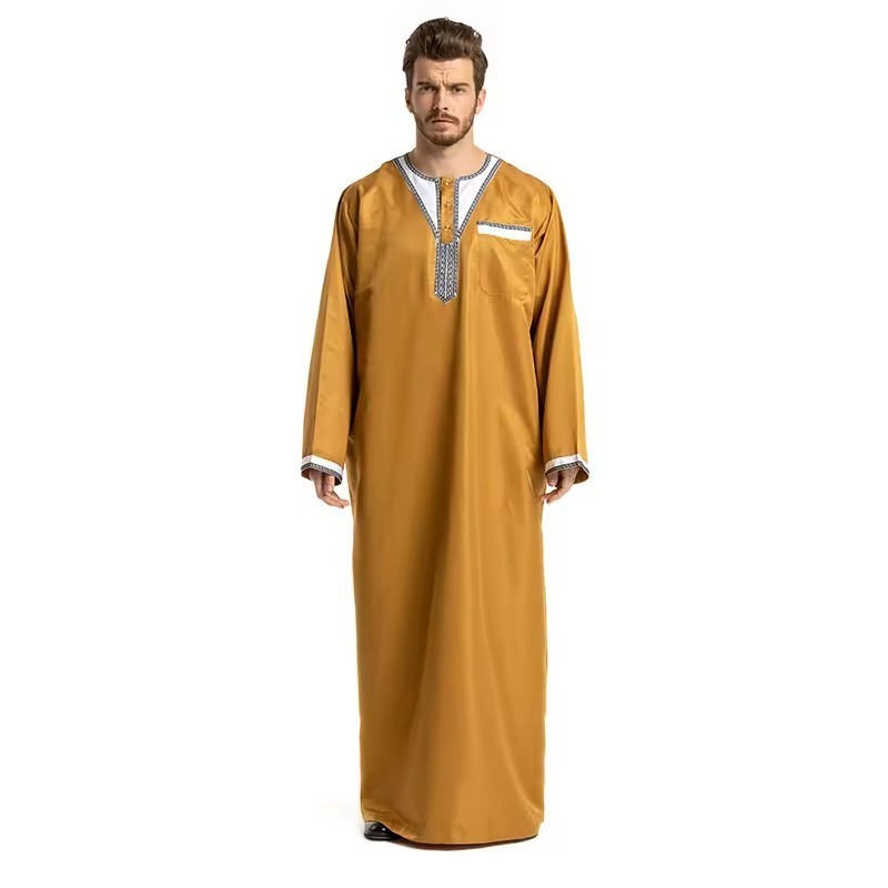 Long Sleeve Saudi Arabia Men Jubba Abaya thobe of Moroccan thobe for men