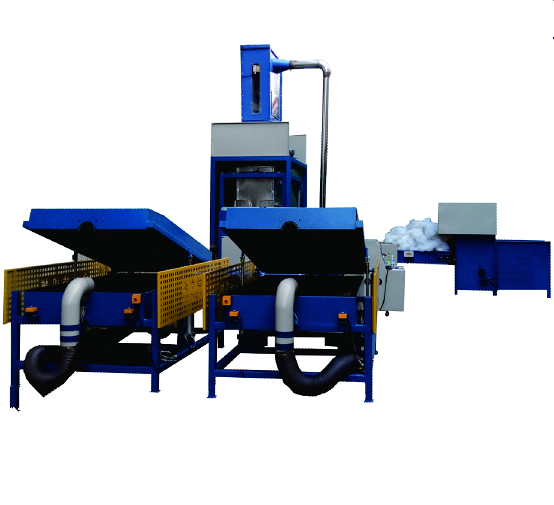 SSJ-001-C Automatic pillow production line, pillow filling machine for all fiber types