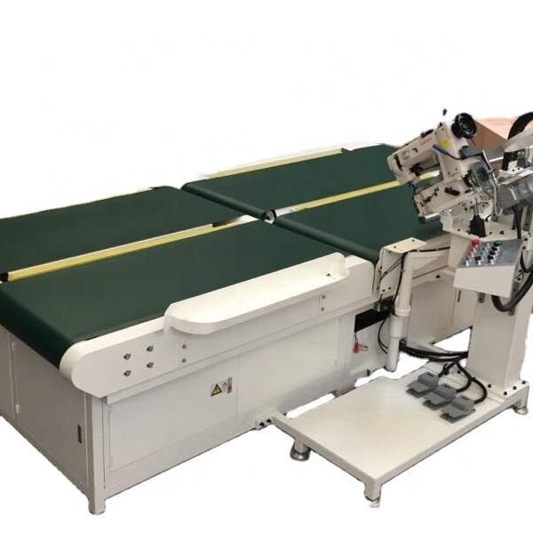 SS-5 Auto-flipping tape edge sewing machine,mattress edge sealing machine,mattress closing machine