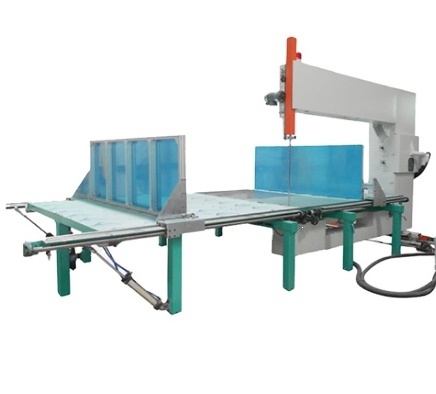 Automatic vertical mattress PU foam cutting machine