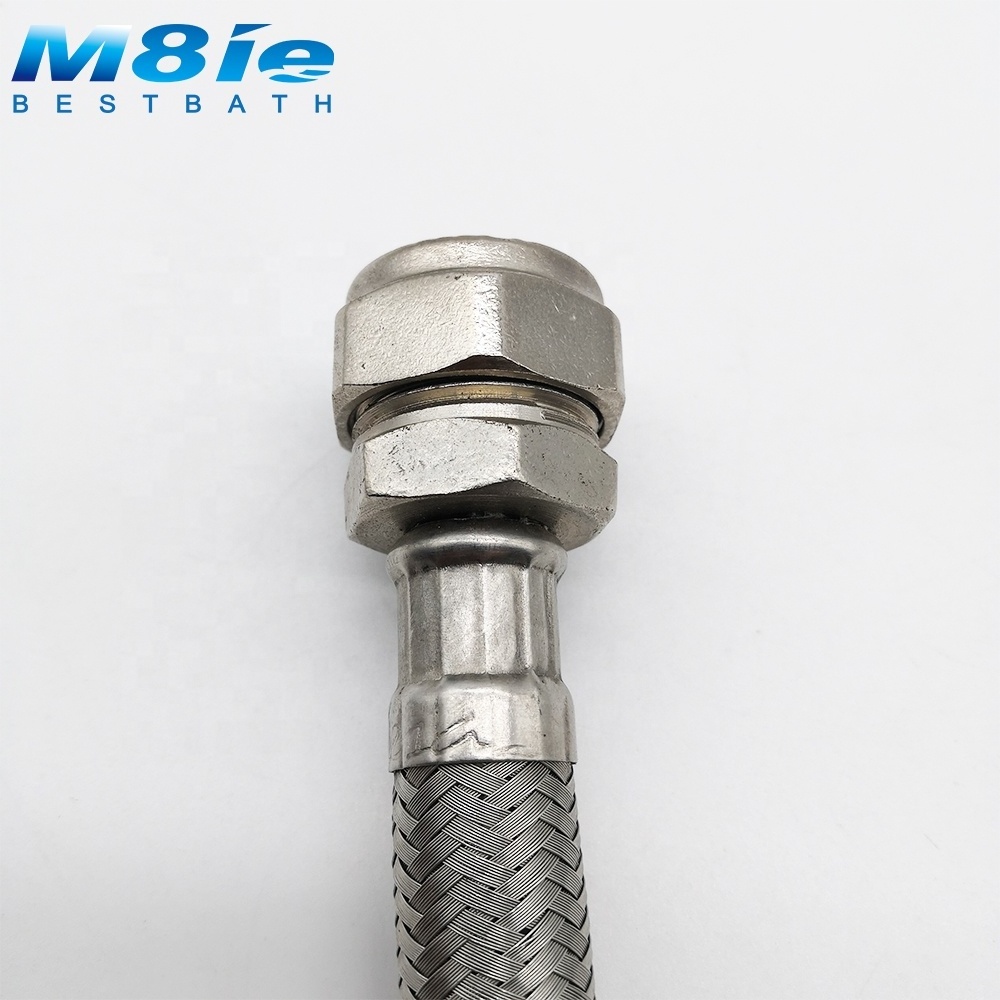 washing machine parts Water Inlet Tube Stainless Steel Braided Metal Flexible Shower Hose PVC lay flat hose