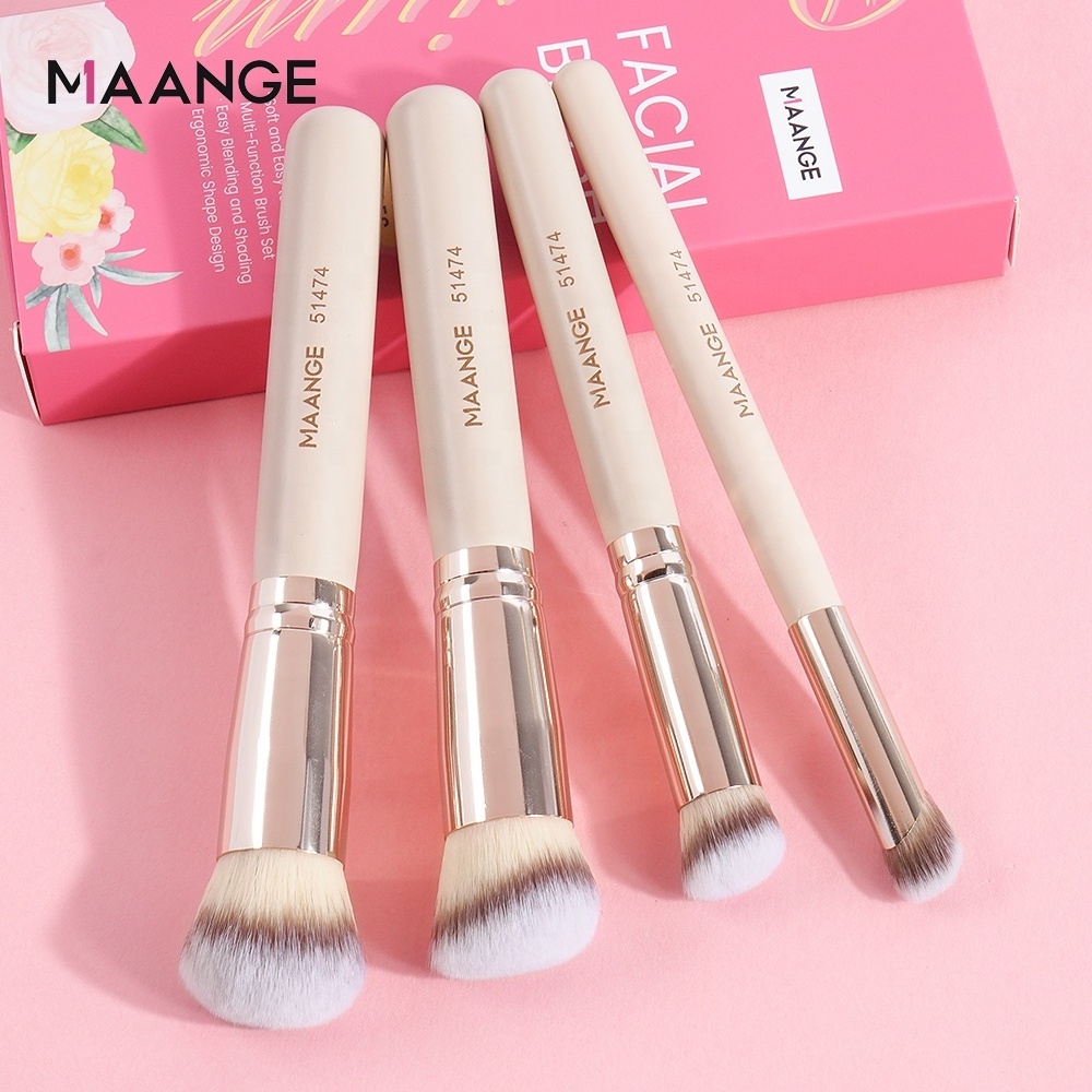 MAANGE pink fashion makeup brushes high quality factory direct foundation concealer brush