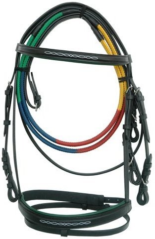 LIGHTWEIGHT LEATHER HORSE BRIDLE WITH SOFTY PADDED NOSEBAND STAINLESS STEEL BUCKLES/ CUSTOM DESIGN LEATHER HORSE BRIDLE