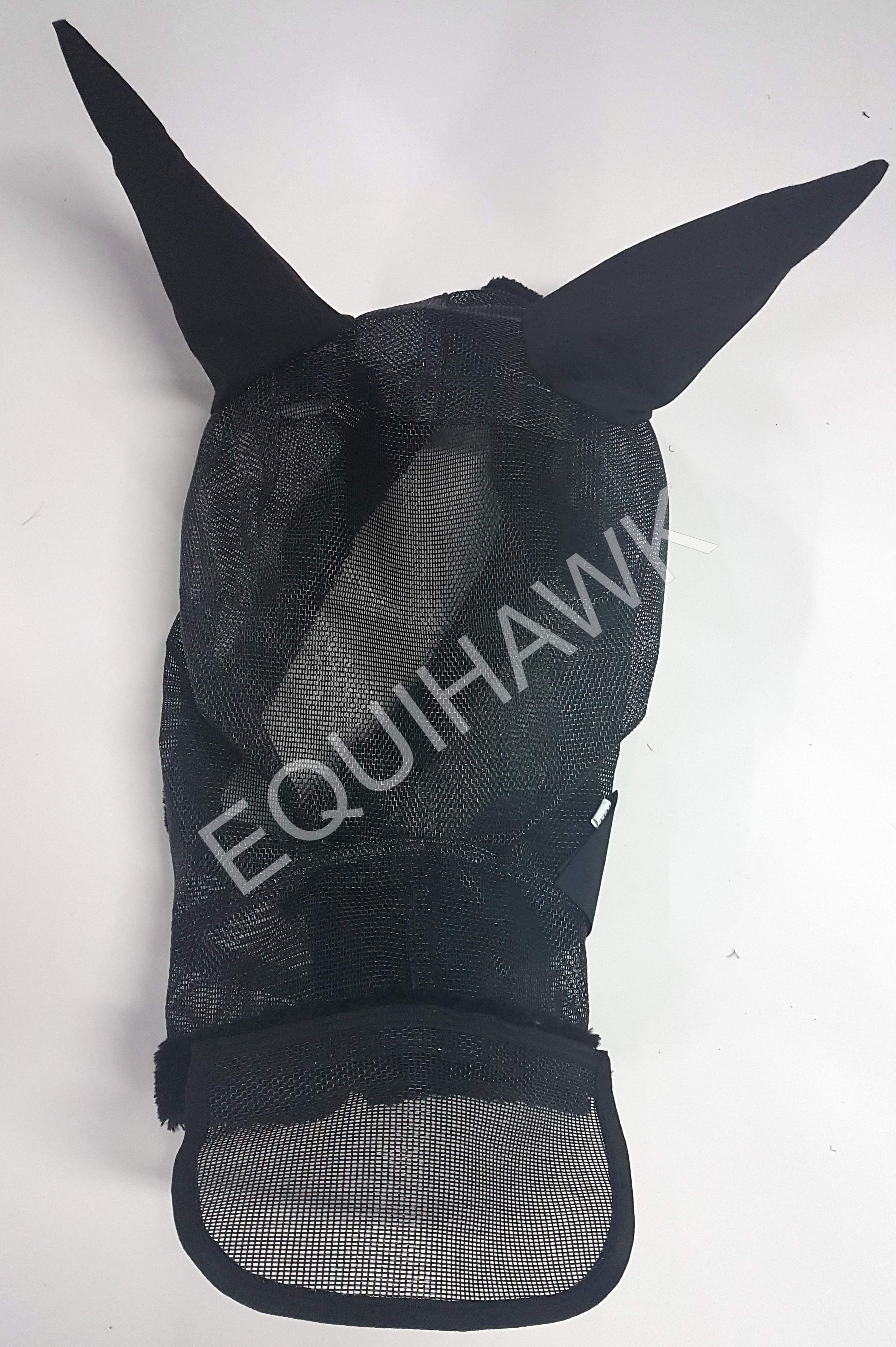 Smart Horse Ear Bonnet ears PVC Mesh Blue Horse fly veils Breathable Equestrian Supplier Horse Riding Products