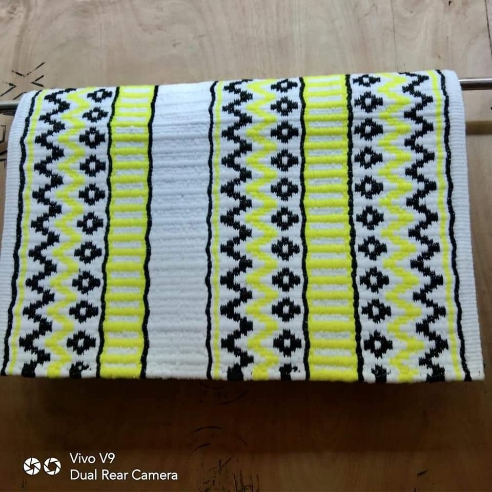 Western woolen Blankets with leather patch/ Wholesale western woolen saddle blankets /Top Selling Woolen Blankets