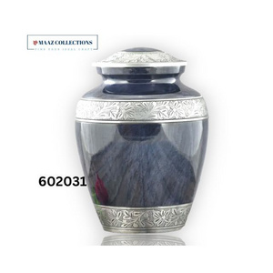 Handmade cheap  Metal Cremation Urns for human ashes urns coffin casket use Memorials Urn manufacture in india