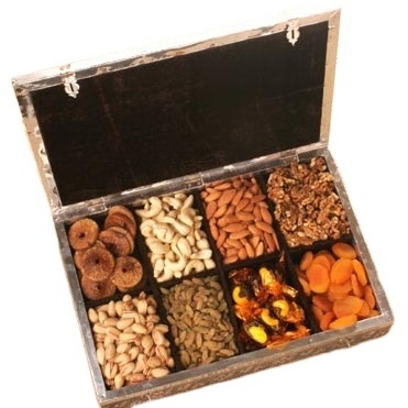 Bamboo Wooden Box for Dry Fruit Box Gift Packaging Box for Nuts 4 5 6 compartments