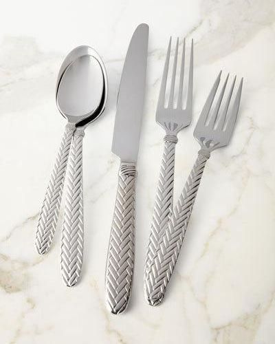 Wholesale Supplies Metallic Cutlery Sets New Arrival Italian Style Metal Fancy Silverware For hotel And Restaurants Accessories