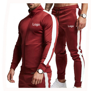 2024 Men Custom Logo Sweatpants and hoodie set jogger set jogging suits high quality tracksuits plain blank two piece jogger set