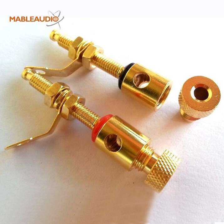 high quality long Terminal Binding Post for Speaker Banana Connector Plug pin