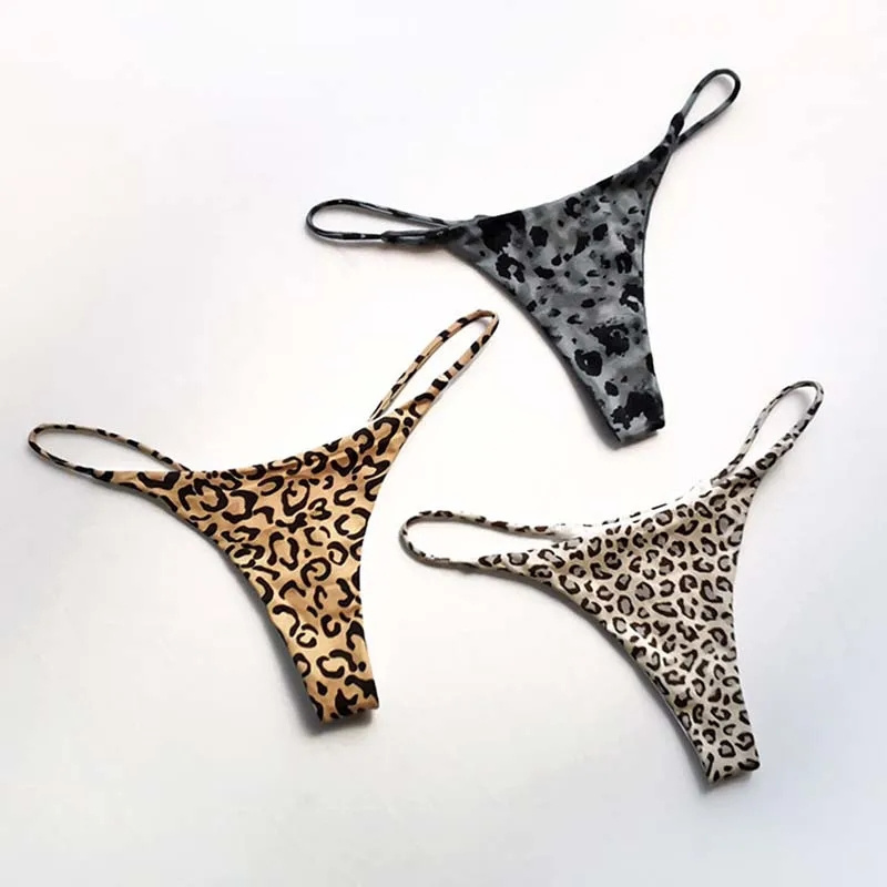 King Mcgreen Star Ladies Thongs New Thin Strap Sexy Briefs Low Waist Double Bikini Women Underwear Lingerie G Strings