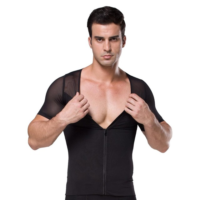 2022 Men Slimming Body Shaper Tummy Shapewear Fat Burning Vest Modeling Underwear Corset Waist Trainer Muscle Girdle Shirt