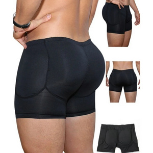 Men's Padded Underwear Butt Lifter Underwear Panties Strengthening Sexy Front +Back Hips Butt Lifter Briefs Fake Ass Body Shaper