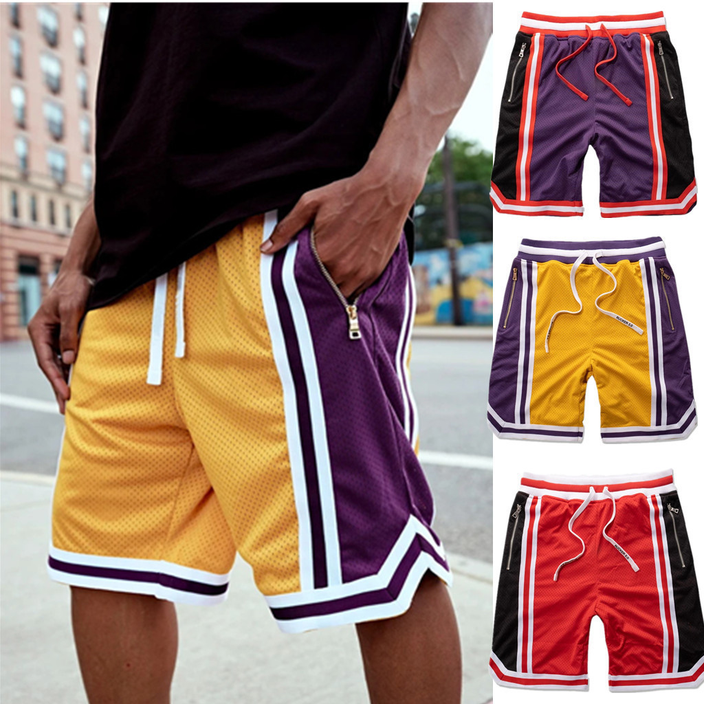 2022 Summer New Men's Basketball Game Training Running Sports Fitness Shorts Men Casual Loose Quick-Drying Five-Point Pants