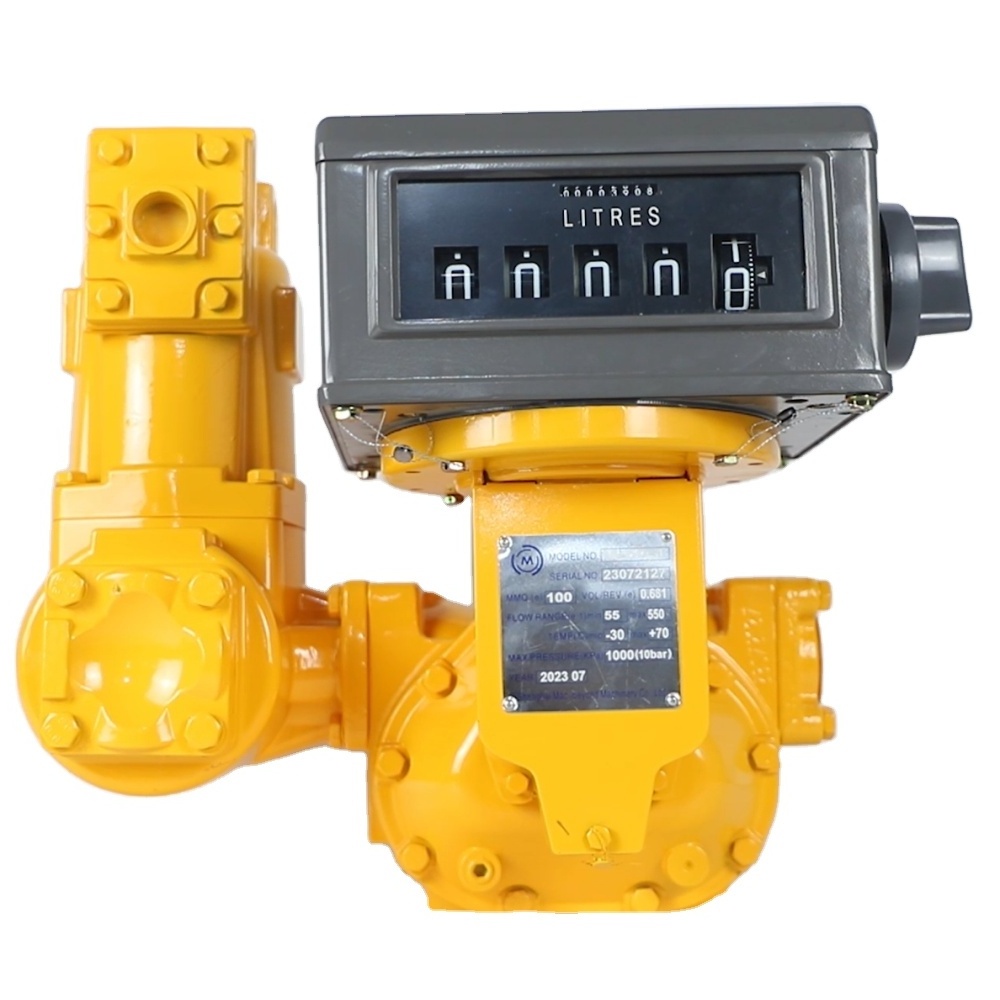 Factory Direct Sales Positive Displacement Flowmeter Diesel Fuel Oil Flow Meter For Oil Depot