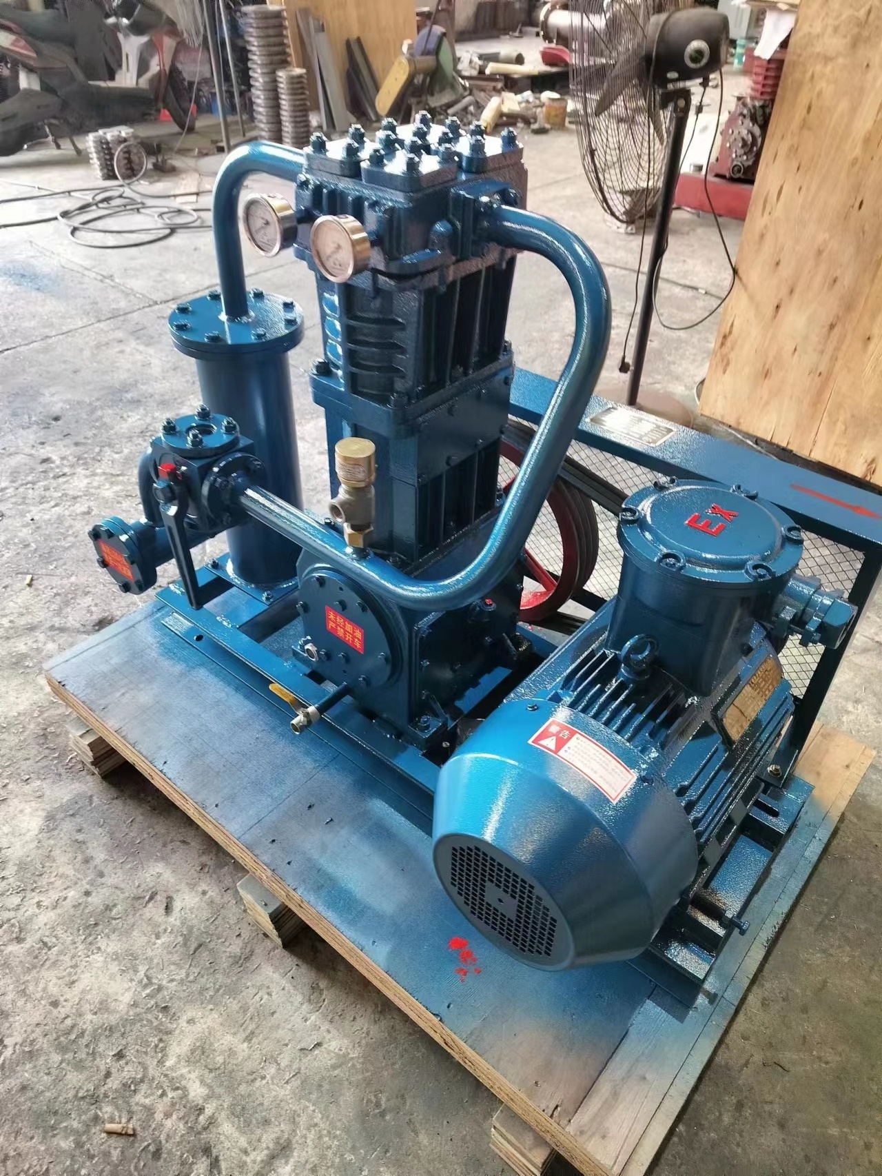 methane gas compressor, gas compressor skid